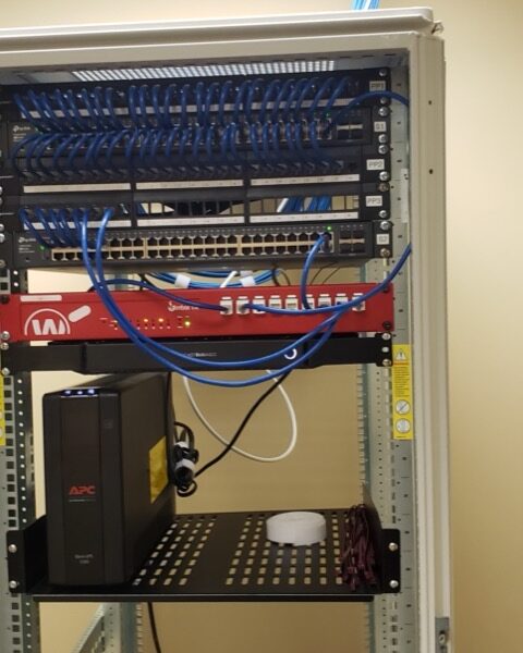 Office CAT6 Network Rack