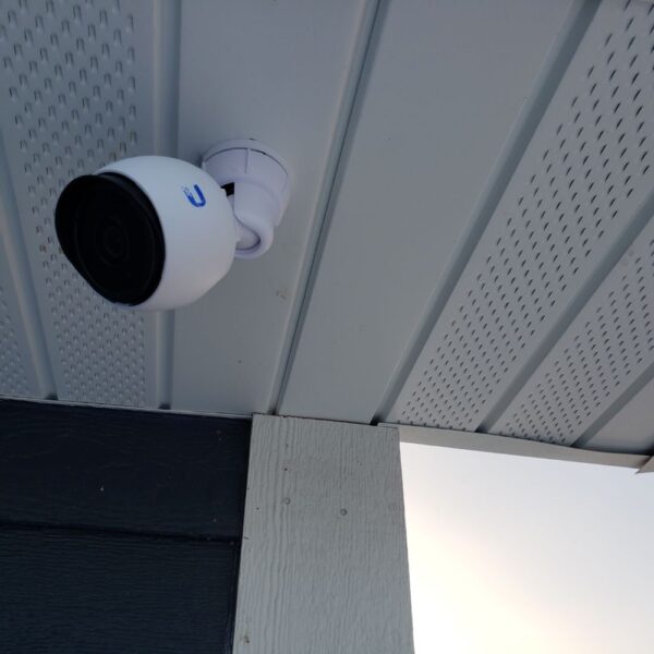 Soffit Mounted Unifi POE Home Security Cameras Bloomington MN